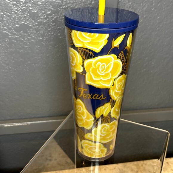 Starbucks Other - Starbucks Venti 2019 Yellow Rose of Texas 24oz 2019 Collector's Tumbler NEW
